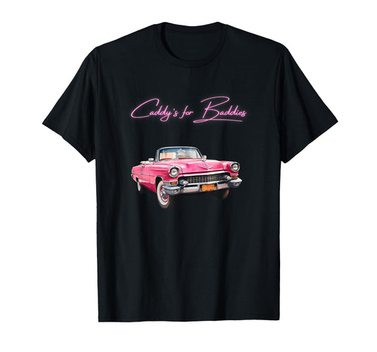 Pink Cadillac Lookin Vehicle - Vintage Style - Oldschool T-Shirt