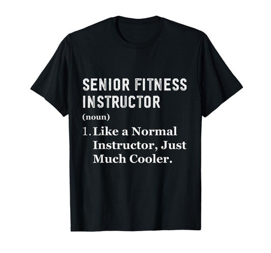 Senior Fitness Instructor Vintage Funny Fitness Instructor T-Shirt