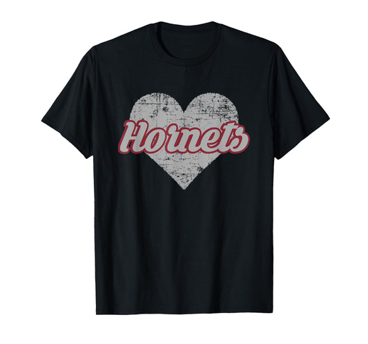 Metcalfe County Hornets Over Heart T-Shirt