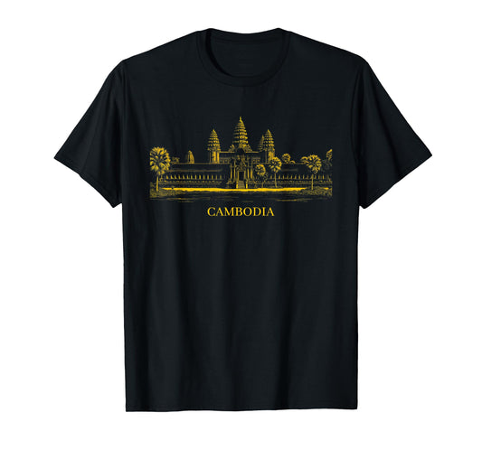 Cambodian Pride Cambodian Khmer Roots Vintage Cambodia T-Shirt