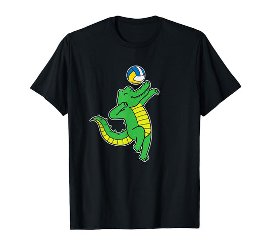 Crocodile plays Volleyball T-Shirt