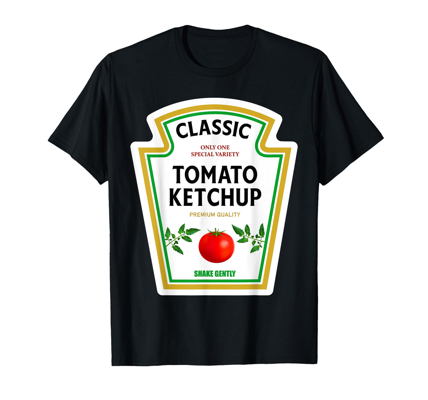 Ketchup Halloween 2024 Costume Matching Mustard Condiments T-Shirt