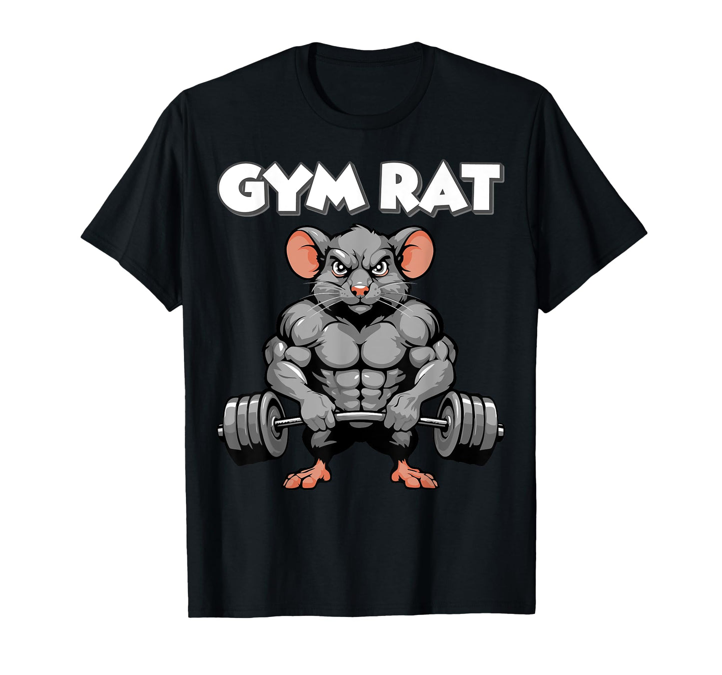 Gym Rat Fitness Bodybuilding Workout Muscle Pump T-Shirt