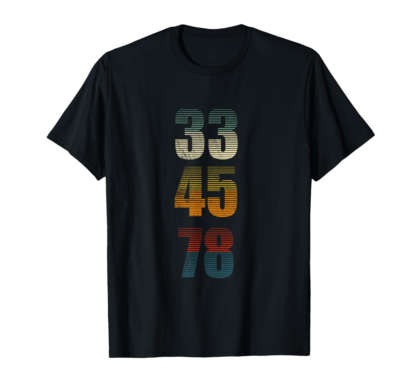 33 45 78 - Vinyl Records Music Lover Record Collector T-Shirt