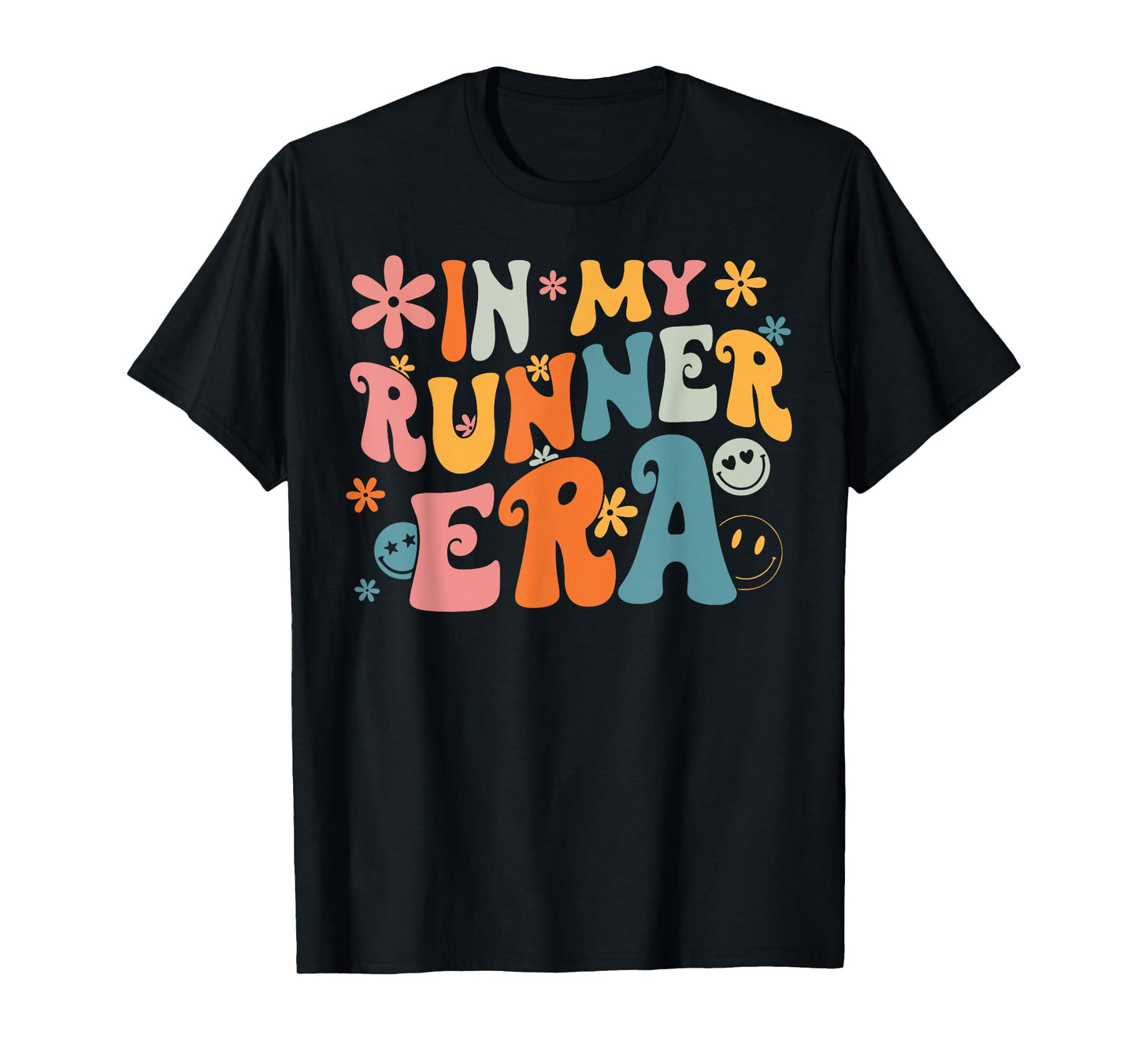 In My Runner Era Groovy Retro Women Running Lover Runner T-Shirt