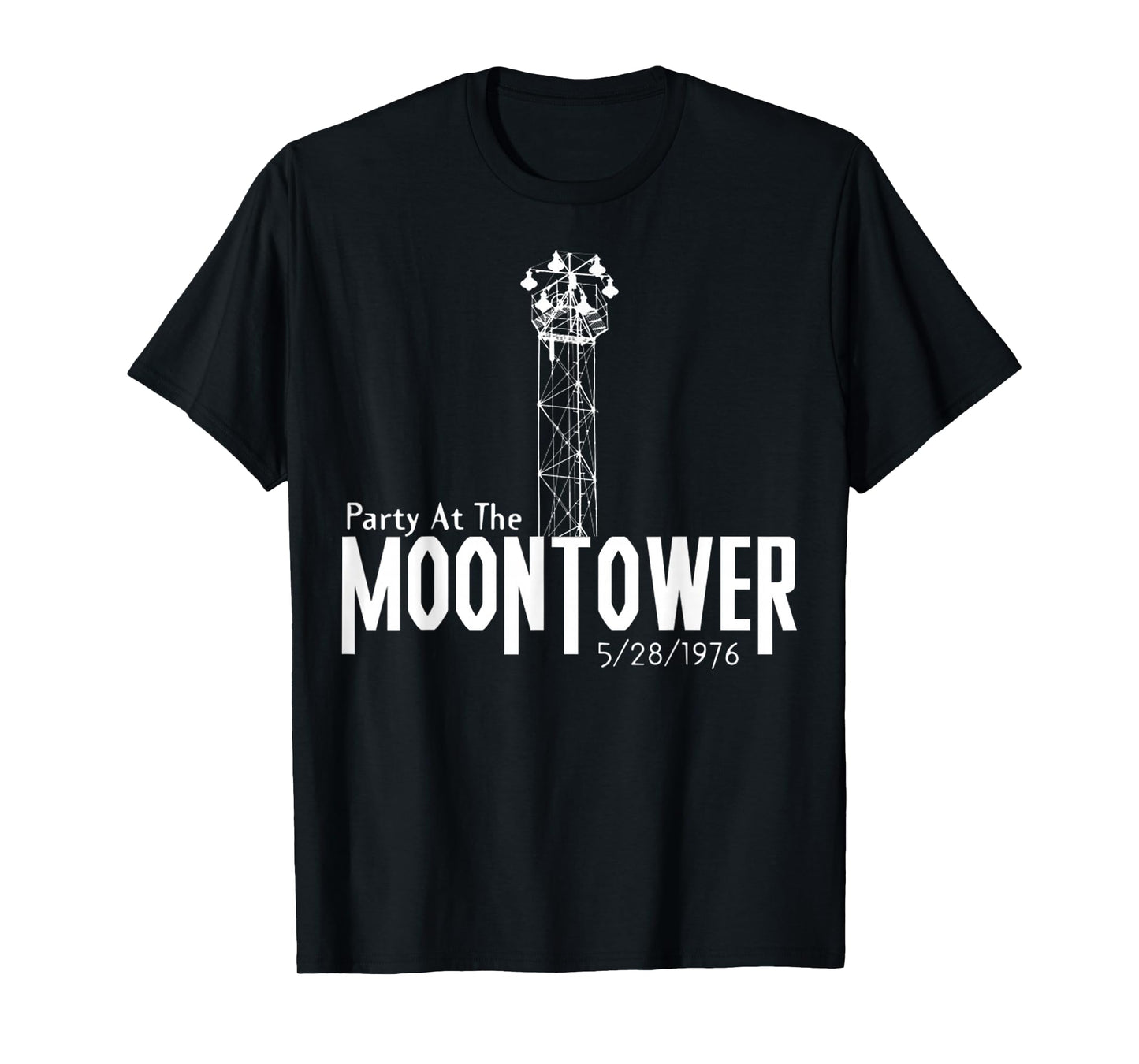 Party At The Moon Tower Funny Cool Vintage Party Classic 90s T-Shirt