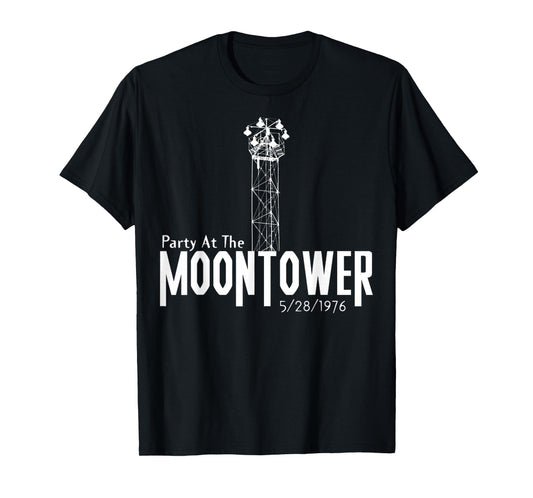 Party At The Moon Tower Funny Cool Vintage Party Classic 90s T-Shirt