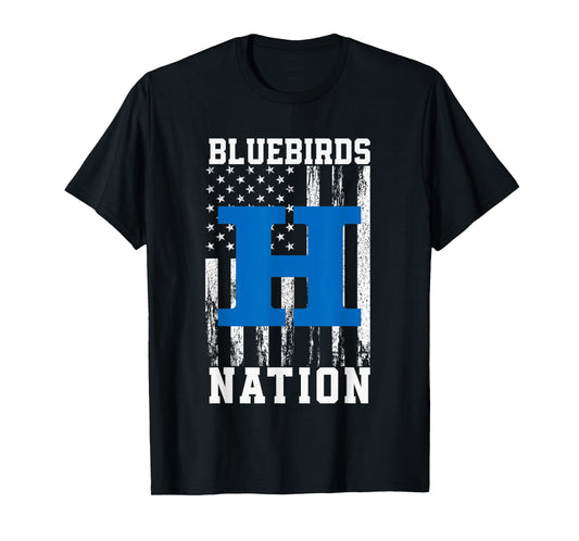 Highlands Bluebirds Logo Nation HS T-Shirt