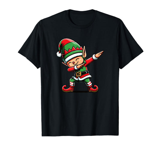 Dabbing Christmas Elf Dab Christmas T-Shirt