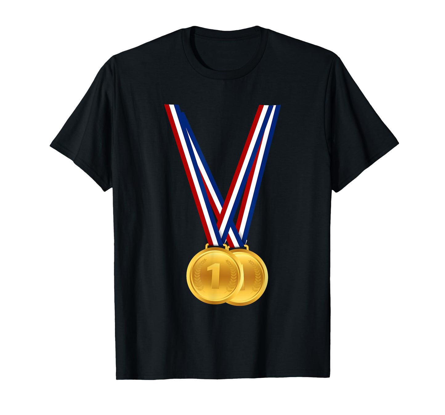 Gold Medals Funny Winners And Champions Gift Birthday T-Shirt