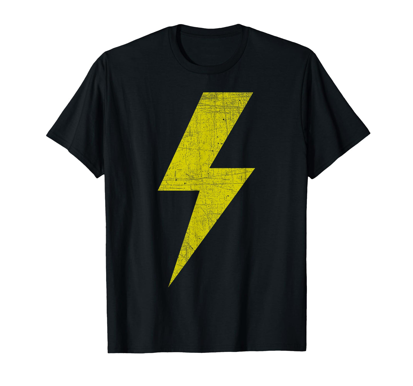Yellow Thunderbolt Bolt Lightning Team T-Shirt