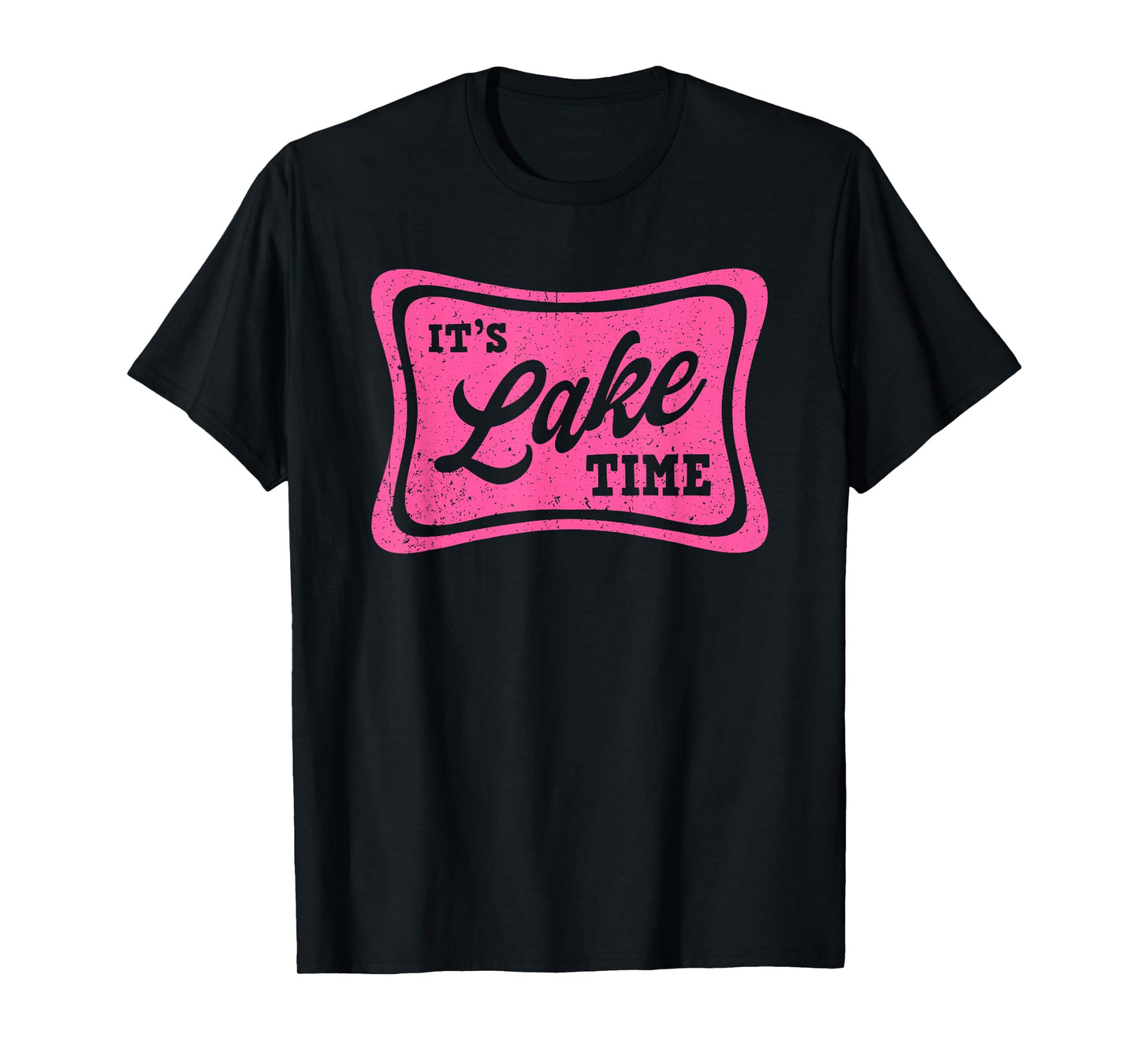 It's Lake Time, Retro Lake Life, Summer Lake Days Vacation T-Shirt