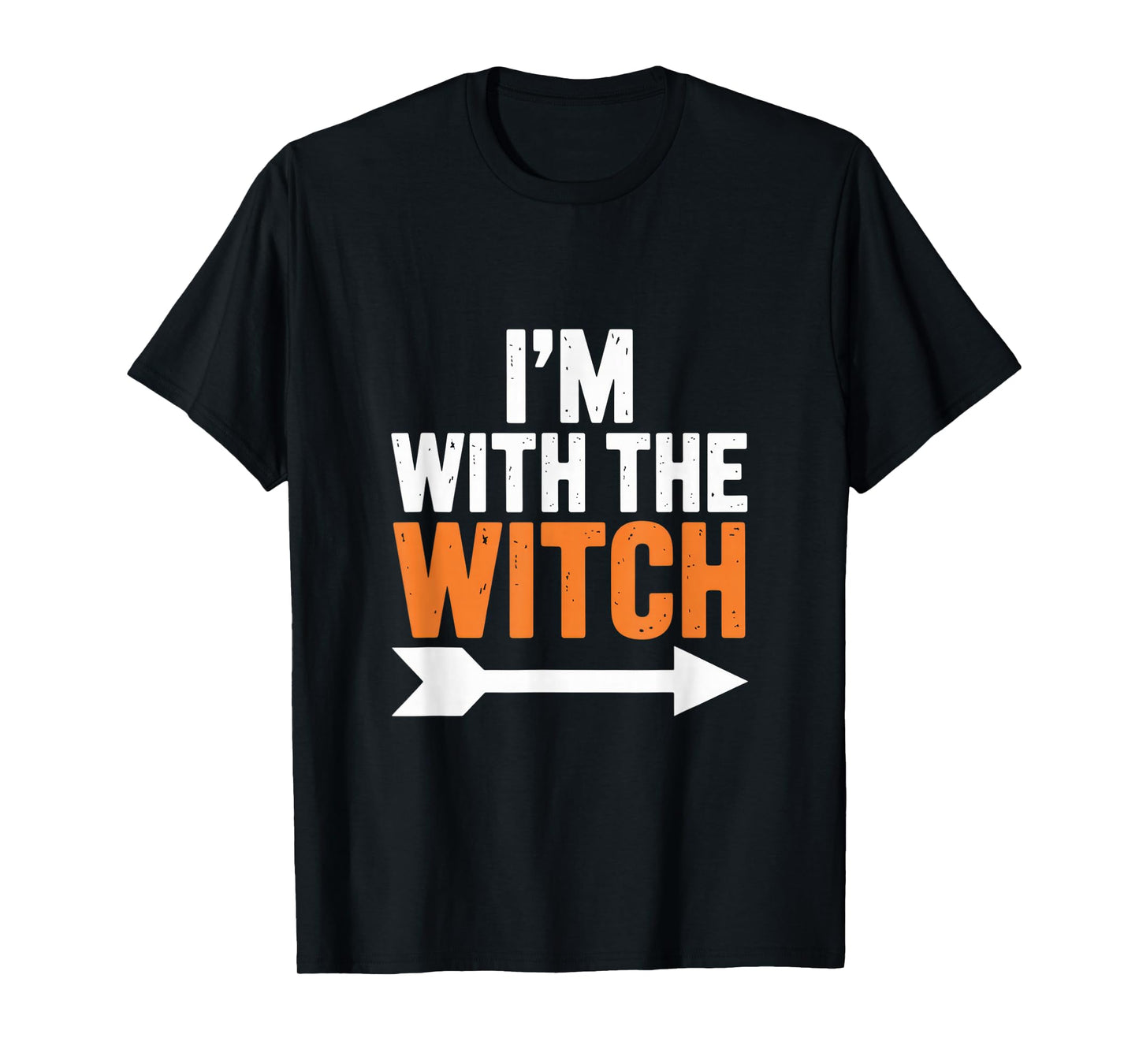 I'm with The Witch Funny Halloween Partner Costume Party T-Shirt