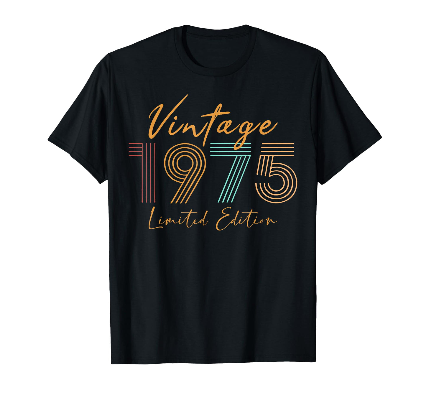 Vintage 1975 Limited Edition 50 Year Old Gifts 50th Birthday T-Shirt