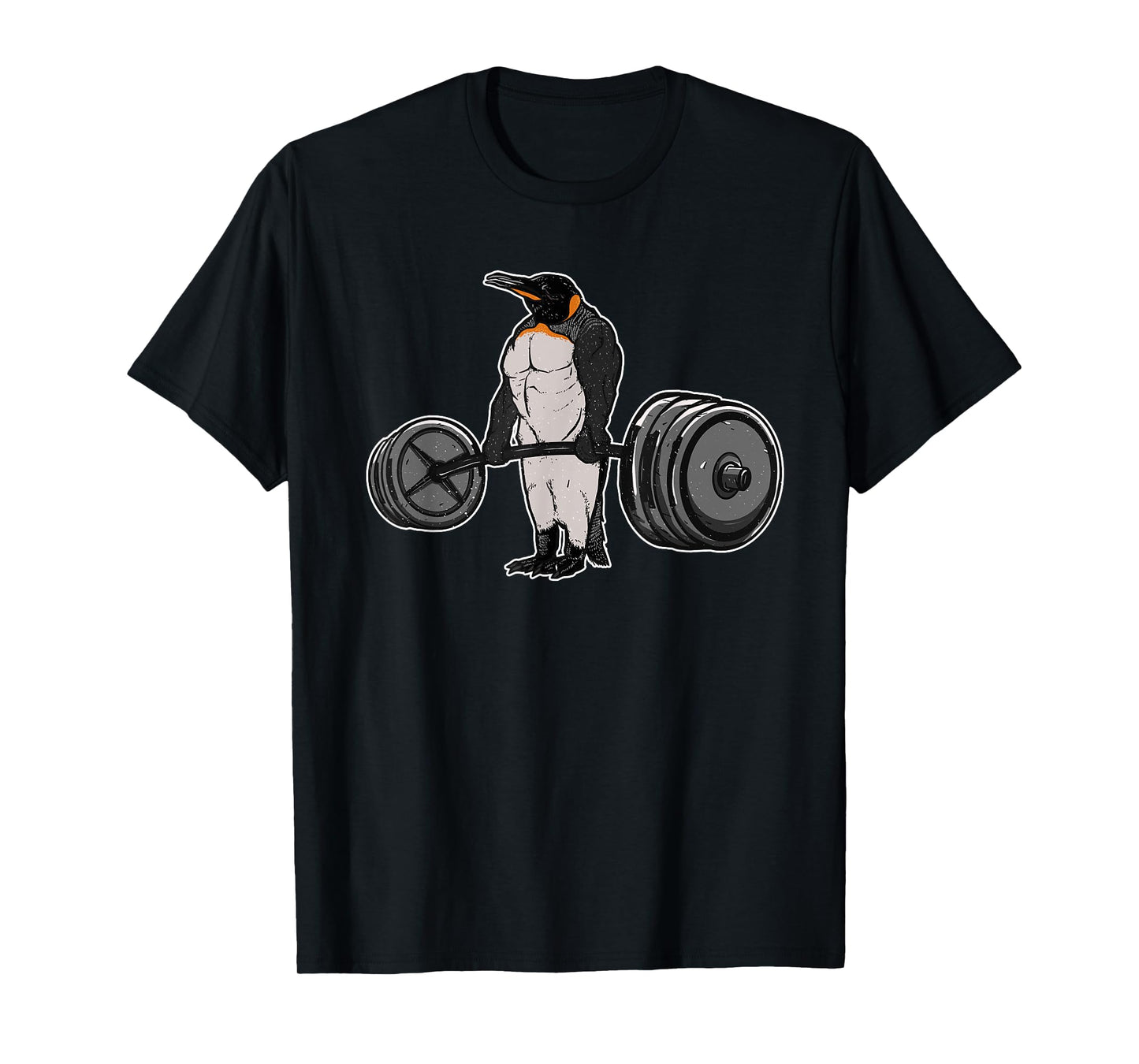 Penguin Deadlift - Funny Fitness Bodybuilder Bird Animal T-Shirt