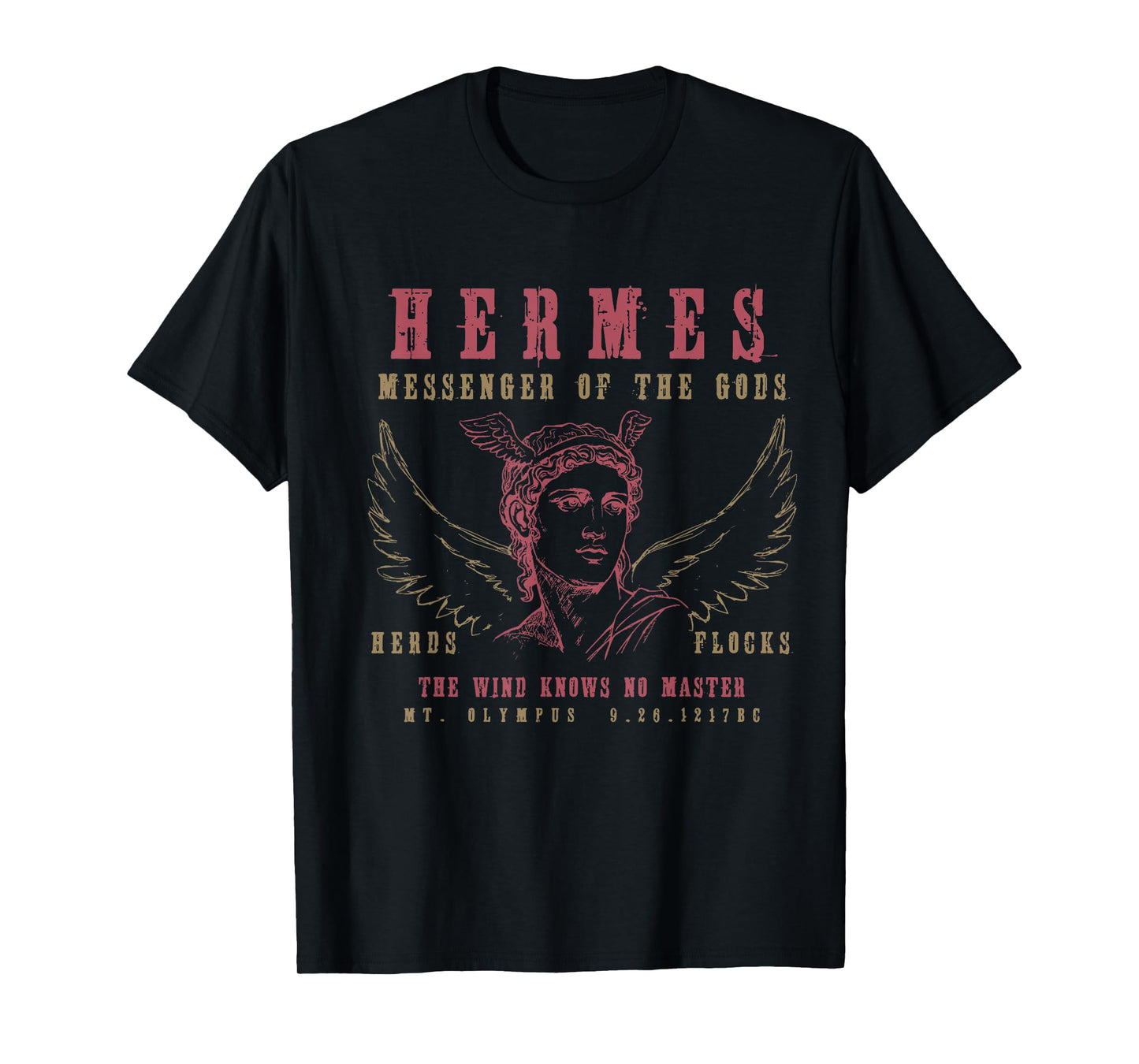 Hermes God Vintage Retro Style Dark Academia T-Shirt