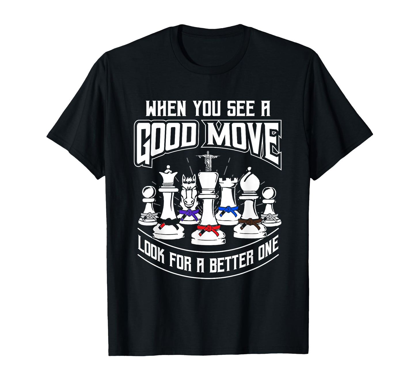 BJJ Chess - Brazilian Jiu-Jitsu and BJJ Gift T-Shirt