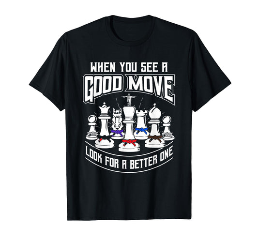 BJJ Chess - Brazilian Jiu-Jitsu and BJJ Gift T-Shirt