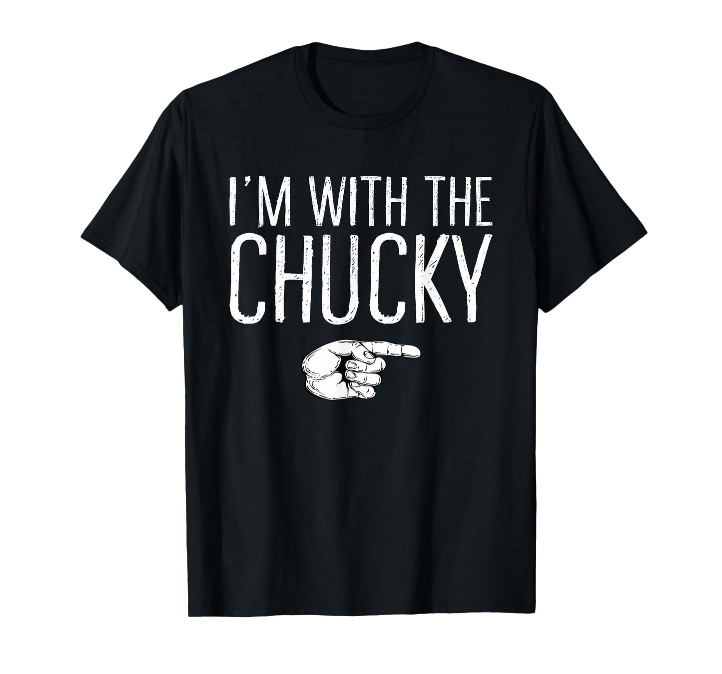 I'm With The Chucky Matching Costume Lazy Halloween Party T-Shirt