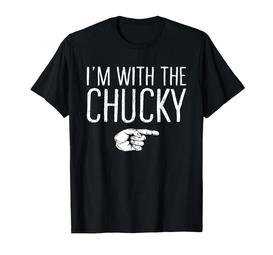 I'm With The Chucky Matching Costume Lazy Halloween Party T-Shirt