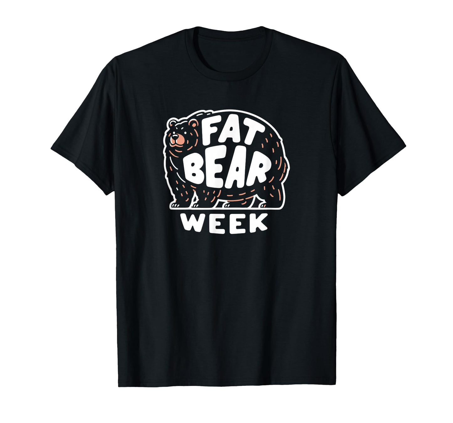 Vintage Fat Bear Week Funny Bear Lover Meme Animal T-Shirt