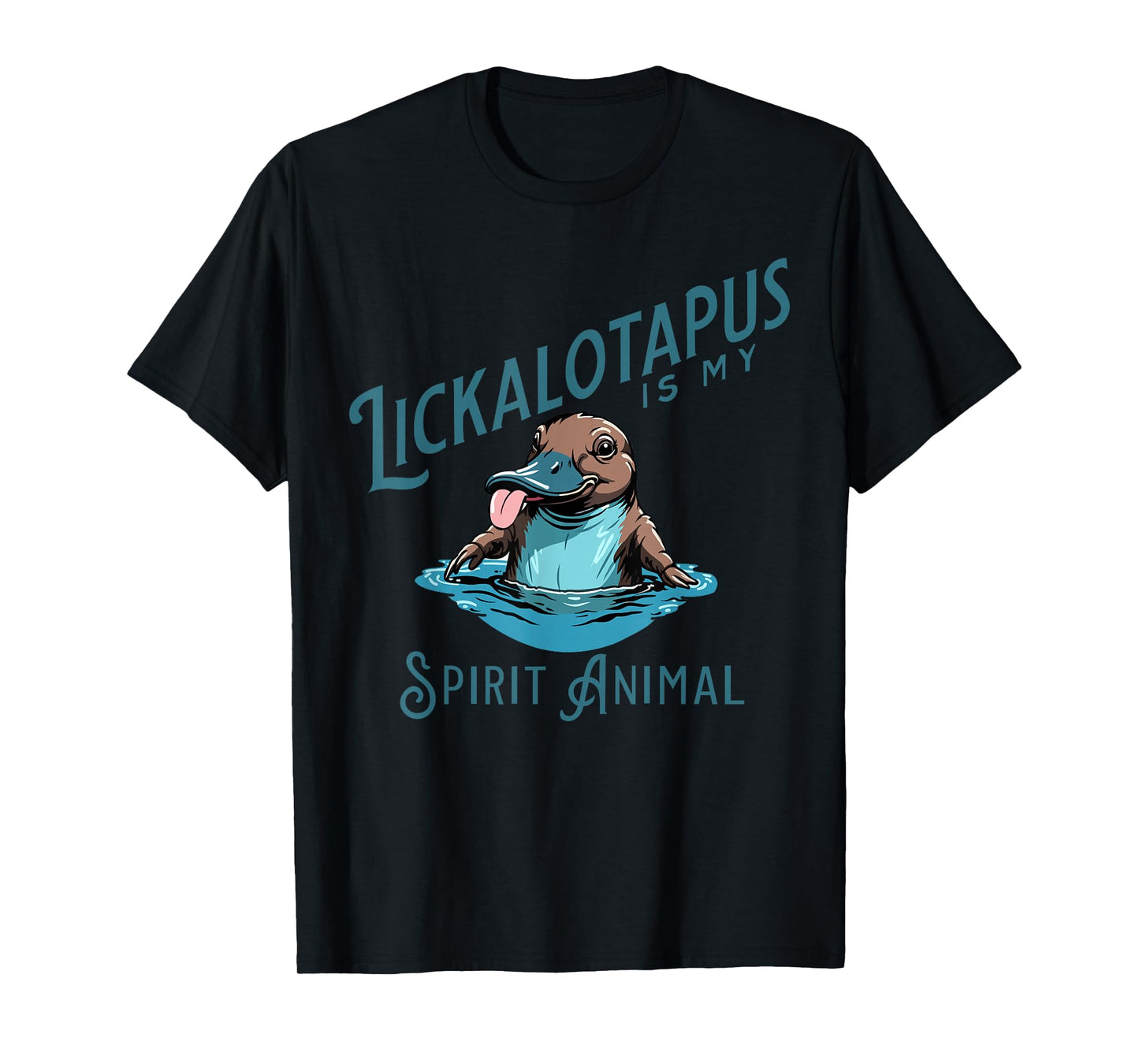 Vintage Funny Lickalottapus Is My Spirit Animal Lovers Meme T-Shirt