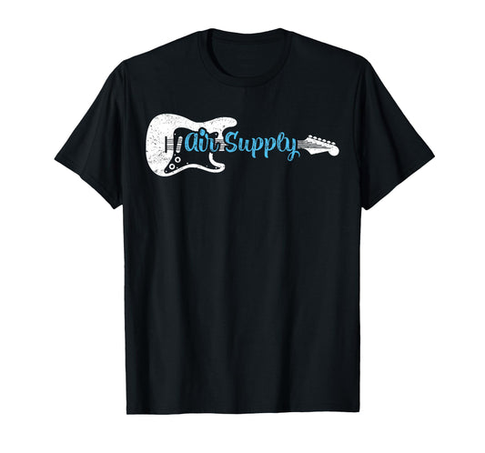 Funny Guitar Air Supply Graphics Musical Instrument Lover T-Shirt