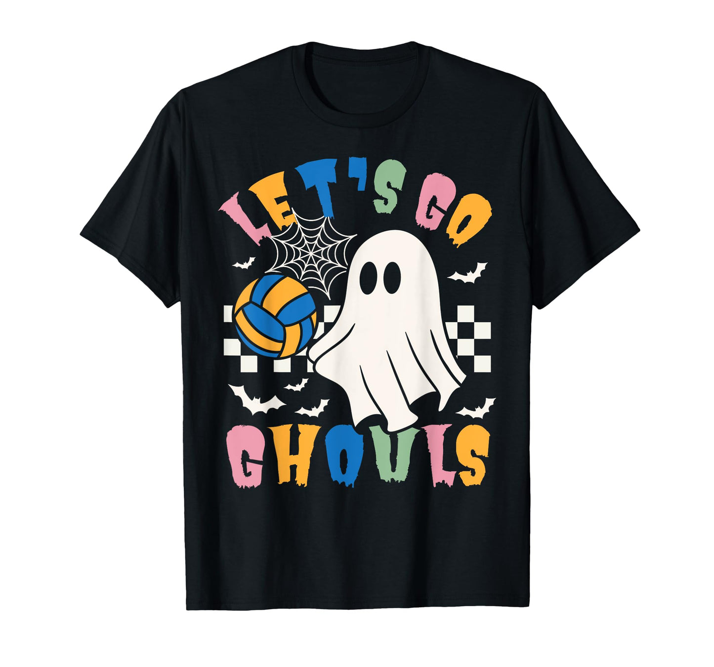 Funny Ghost Volleyball Halloween Costume Men Women & Kids T-Shirt