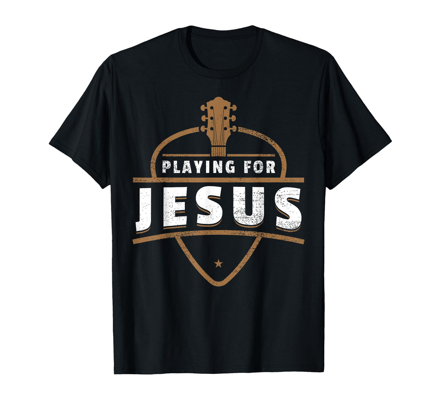 Guitar Playing For Jesus - Christian Guitarist T-Shirt