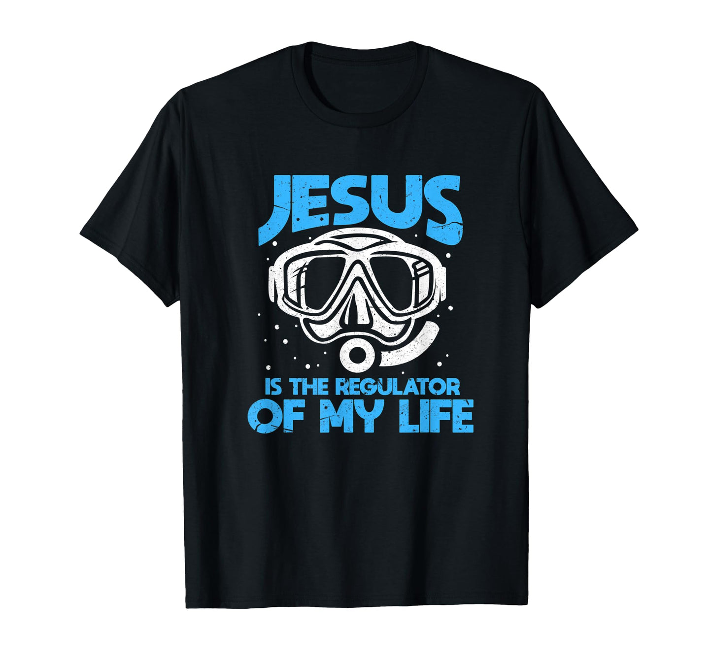Jesus Regulator Diving Ocean Freediving Sea Apnea Dive Gift T-Shirt