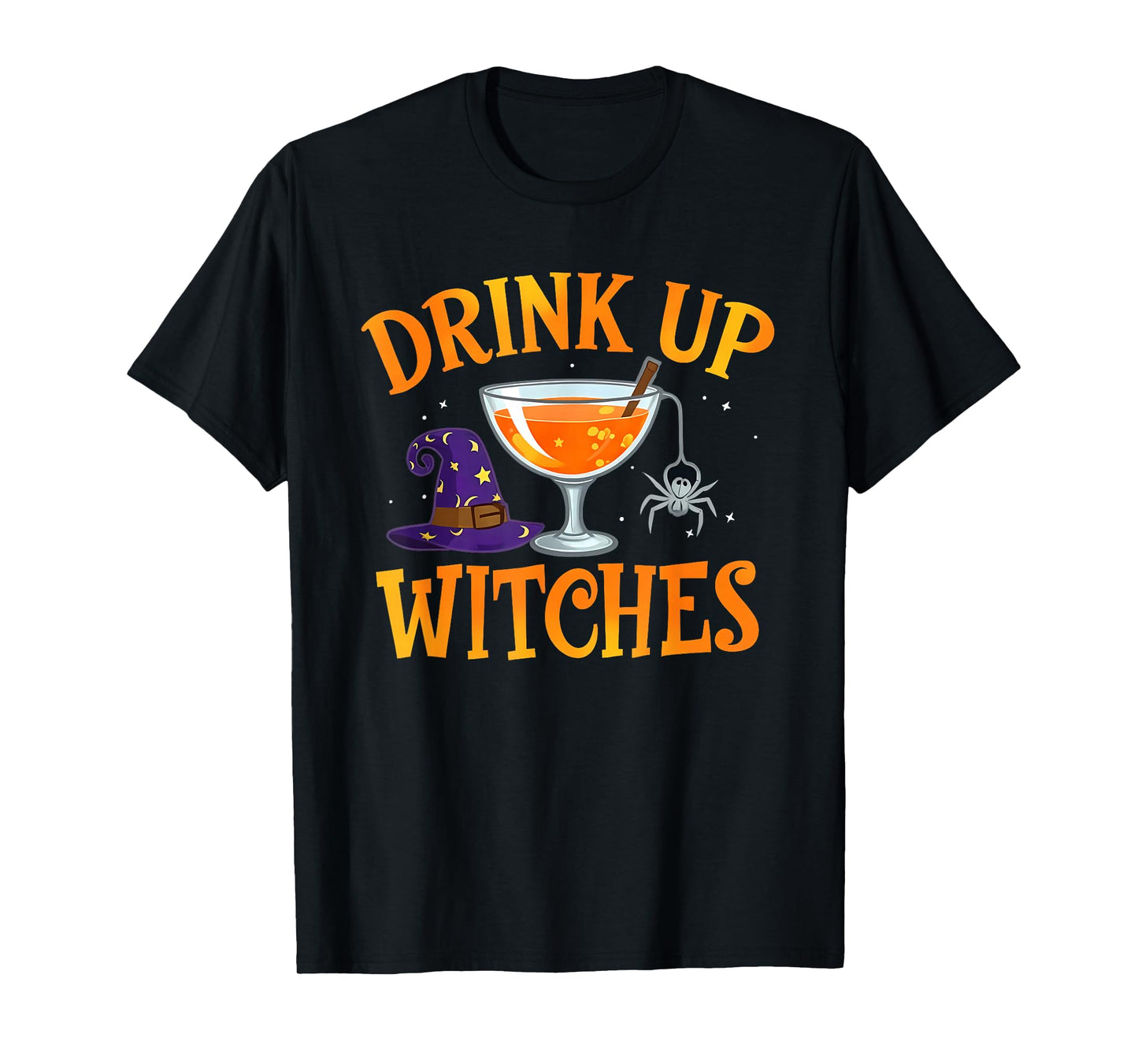 Funny Halloween Drink Up Witches Witch Hat Shirt T-Shirt