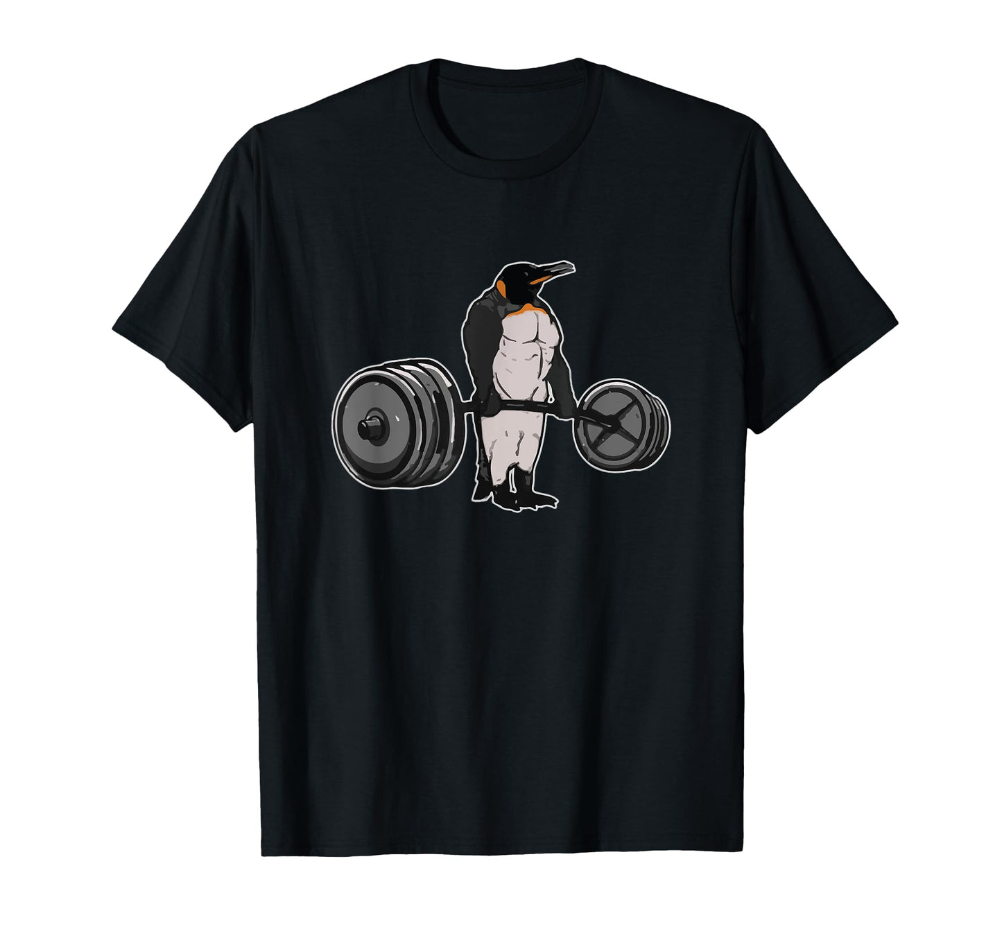 Penguin Deadlift Gym Weightlifting Powerlifting T-Shirt