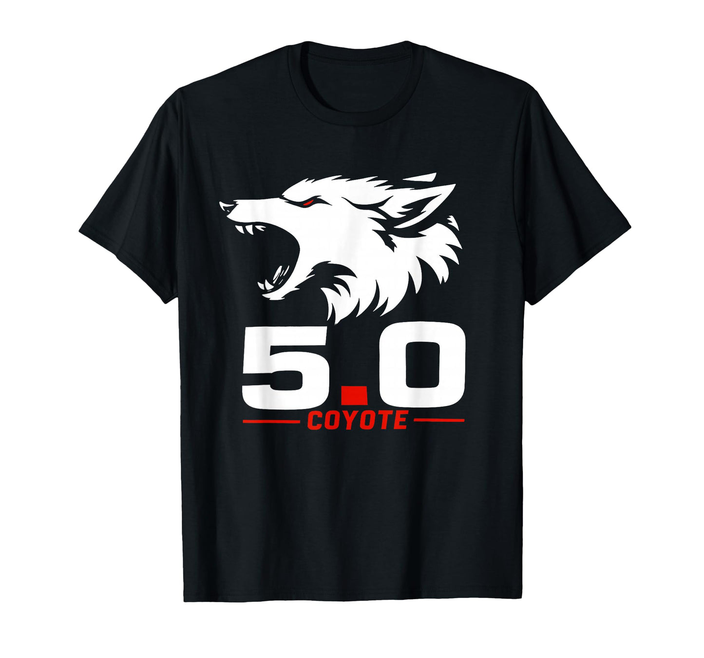 5.0 Coyote Distressed Gift Idea For Adorable Animals Lovers T-Shirt