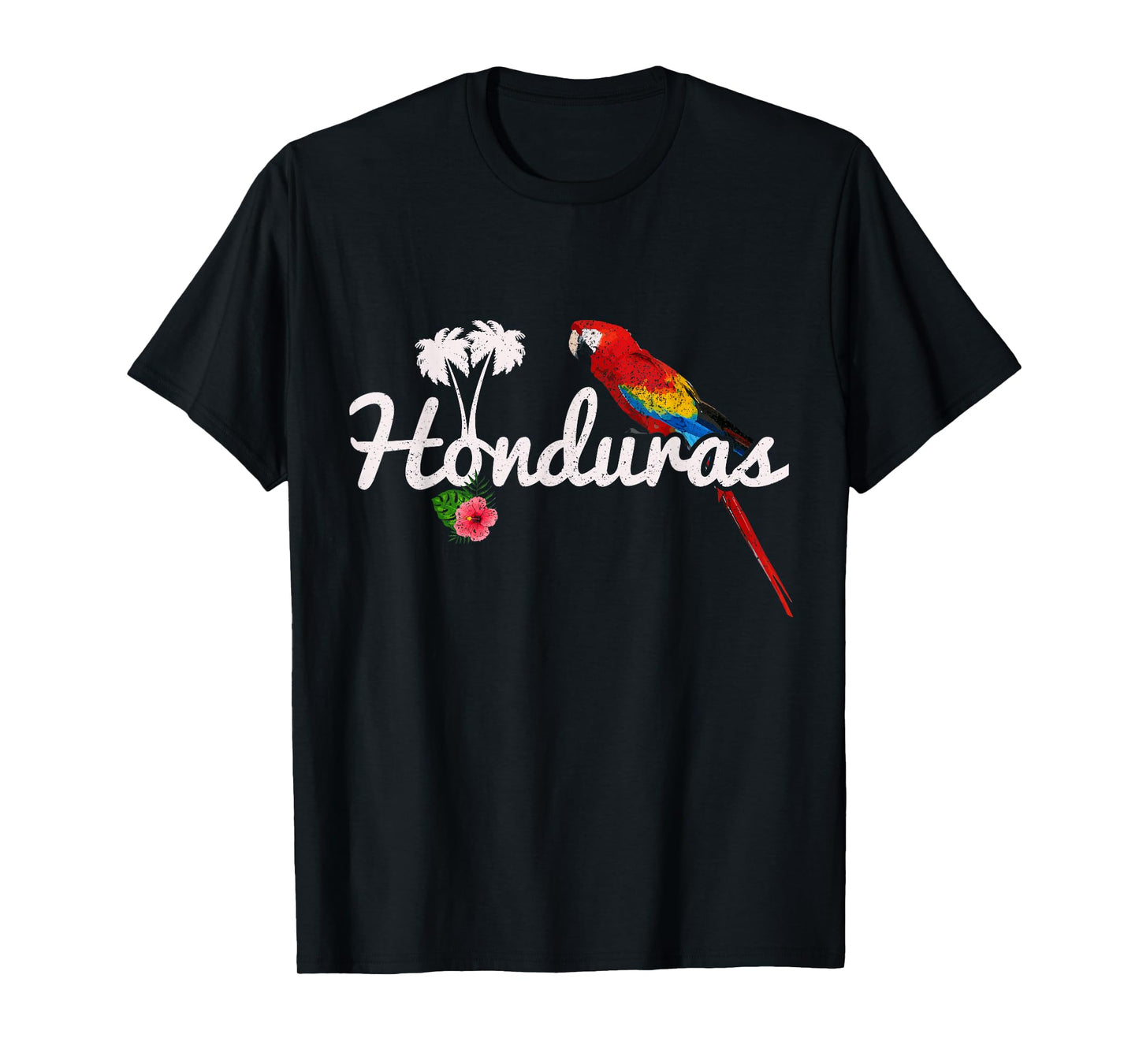 Honduras Parrot Macaw Vintage Pride Honduran Souvenir T-Shirt