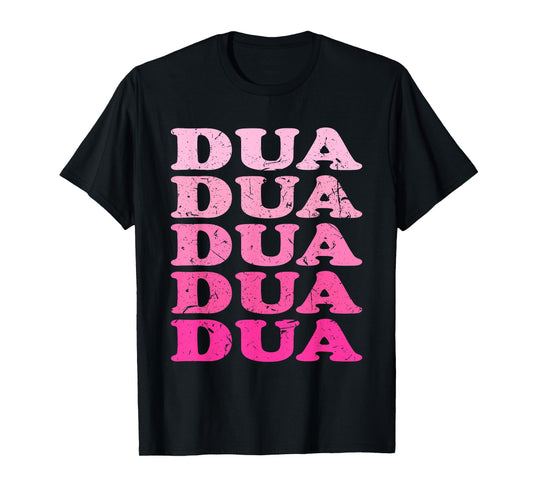 Retro Dua First Name Personalized Dua Groovy Vintage T-Shirt