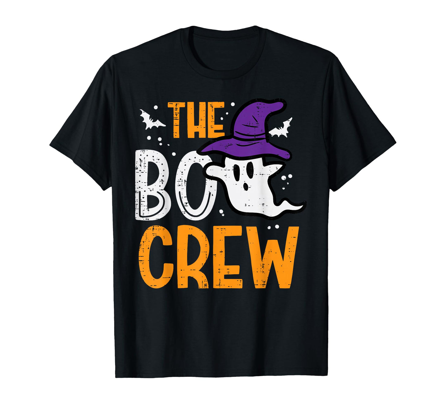 Halloween Ghost The Boo Crew Costume Matching Women Kids Men T-Shirt