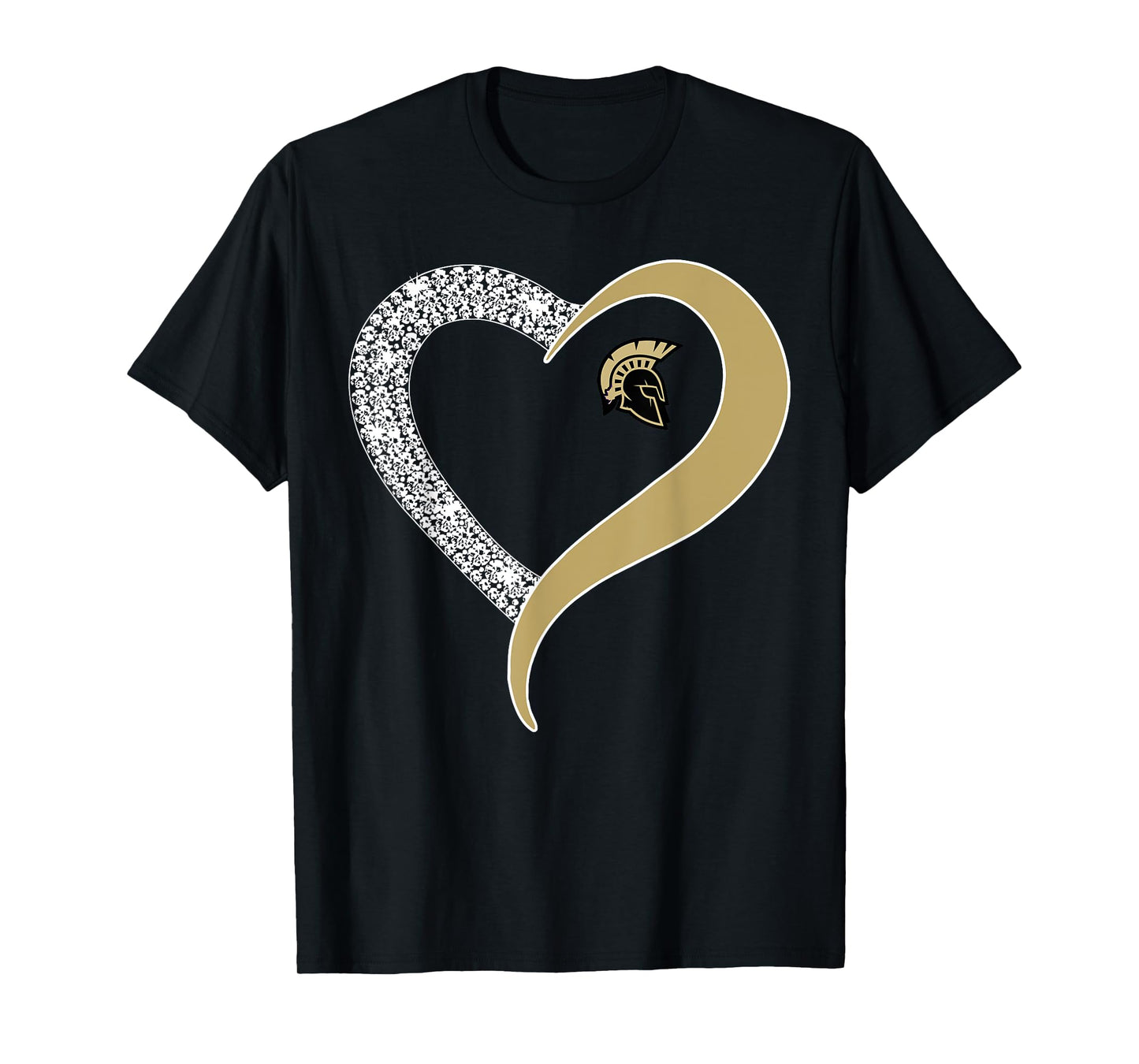 Sycamore Spartans Logo Diamond Heart HS T-Shirt