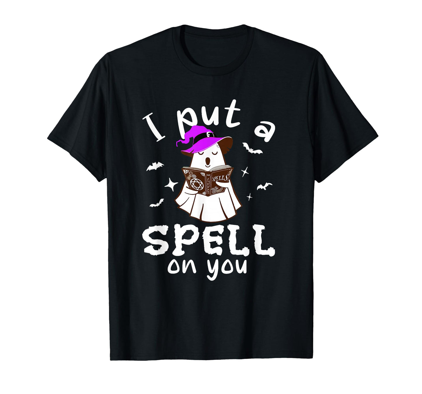 I Put A Spell On You Ghost Halloween T-Shirt