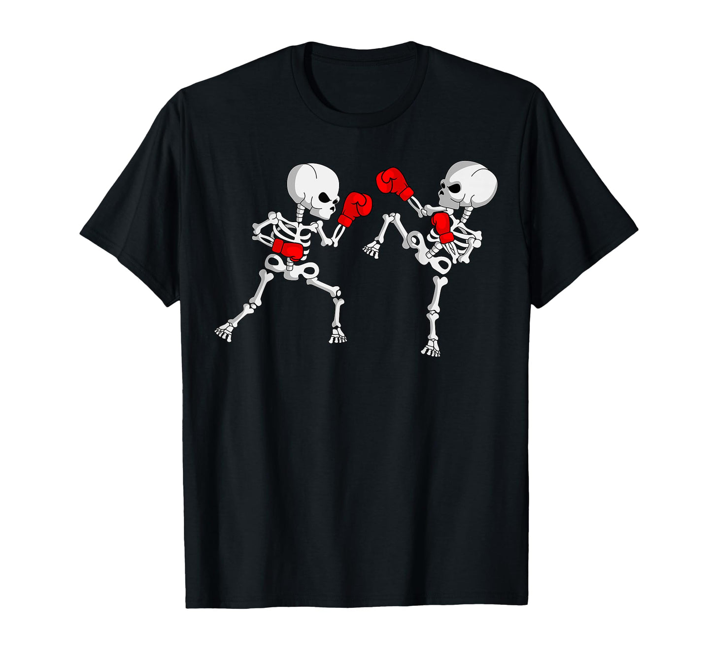 Kickboxing Skeleton Kickboxer Boxing MMA T-Shirt