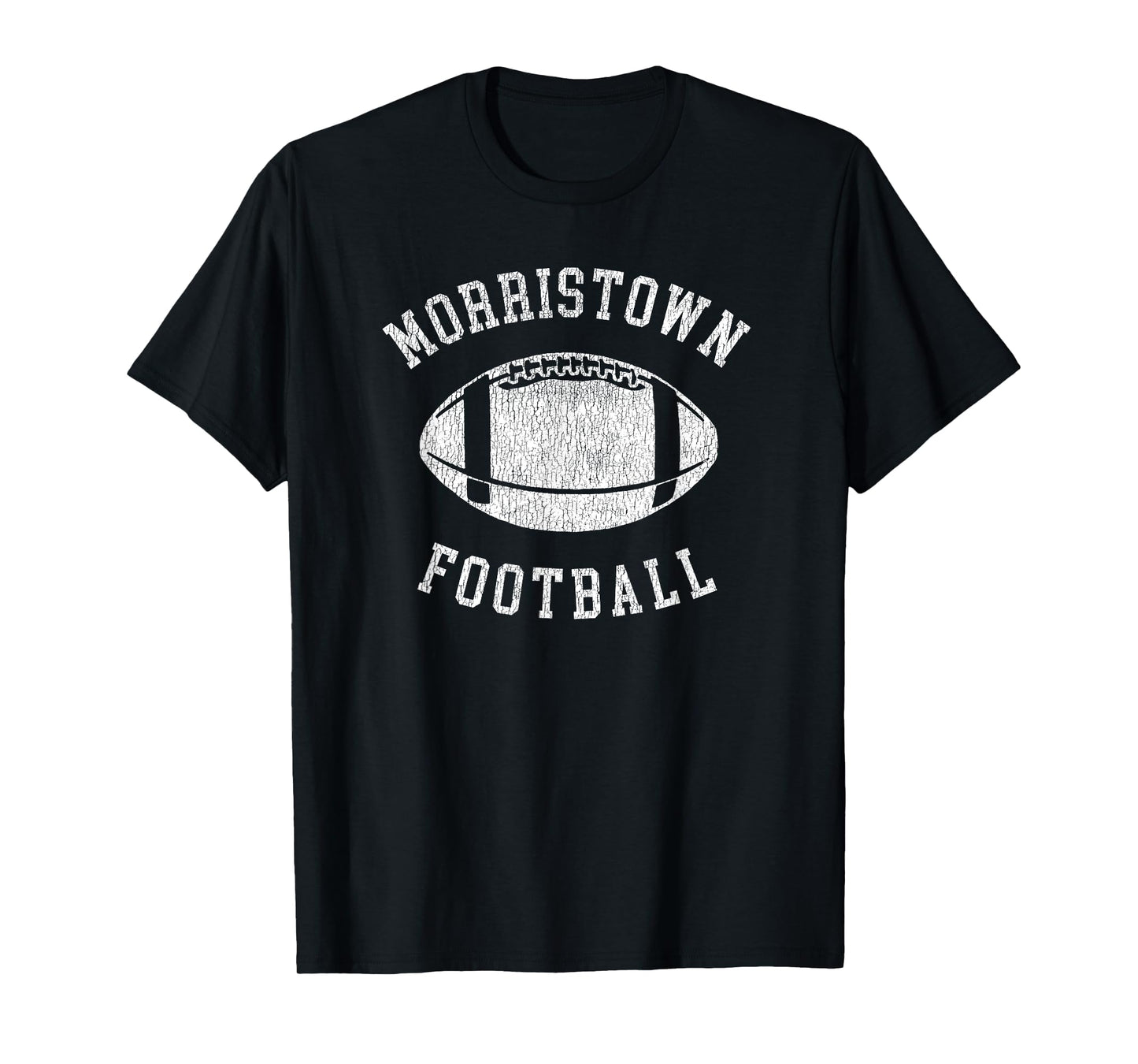 Morristown Football Distressed Vintage 80's Throwback Classi T-Shirt