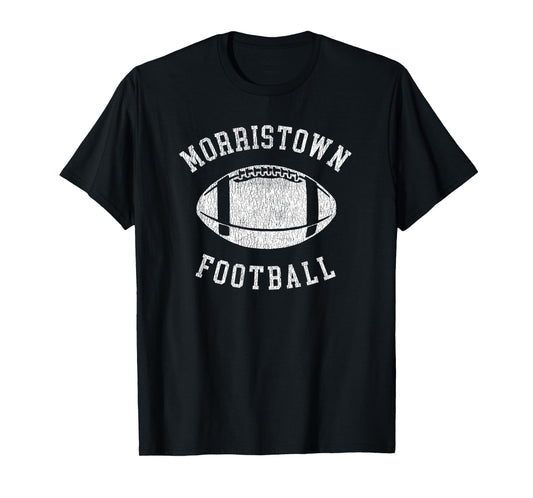 Morristown Football Distressed Vintage 80's Throwback Classi T-Shirt