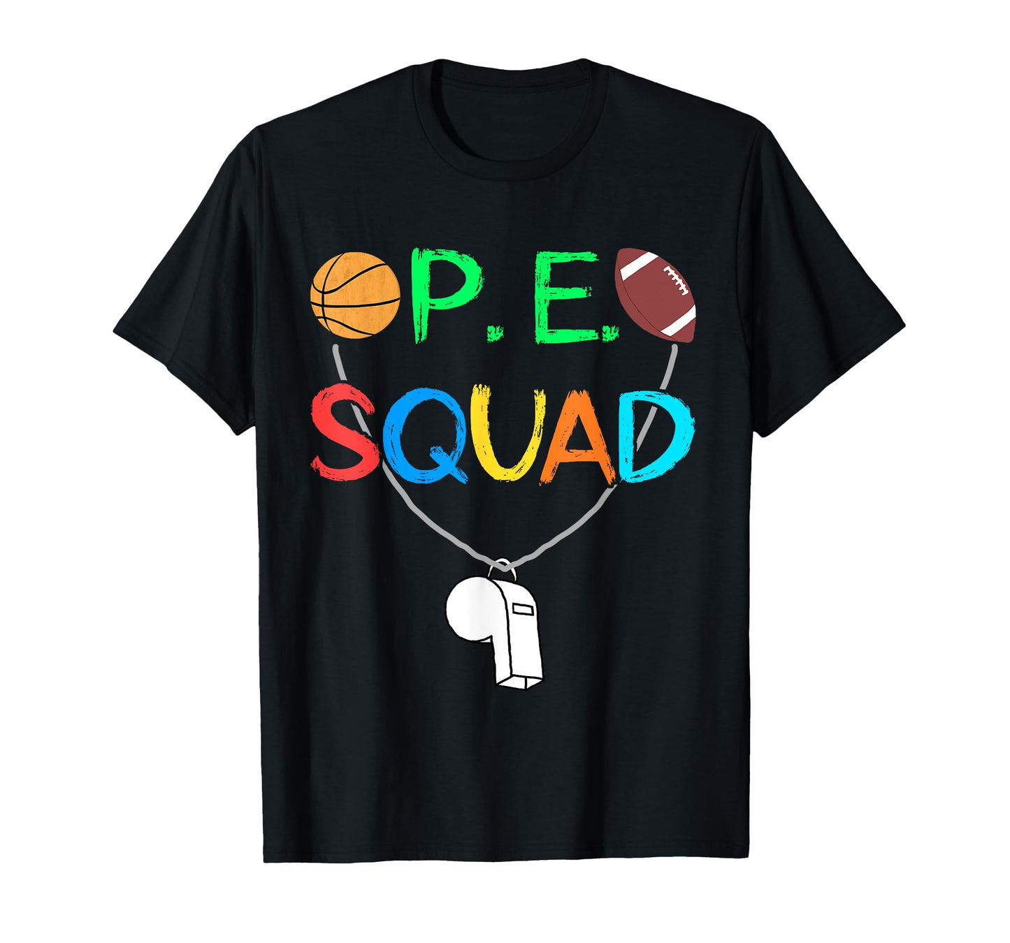 PE Teacher Squad P.E. Team School Fitness Teacher Crew Men Women Kids T-Shirt