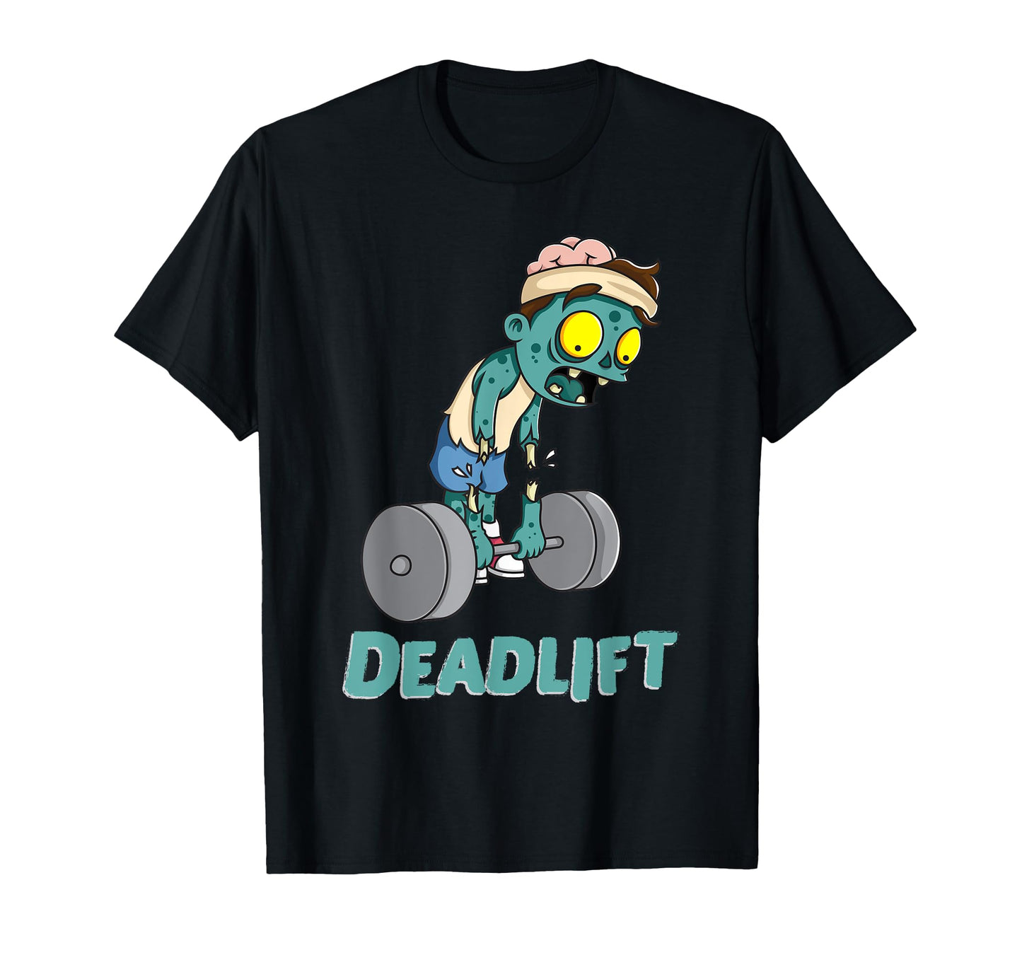 Zombie Workout Shirt Deadlift Gym Fitness Gift For Men Women T-Shirt