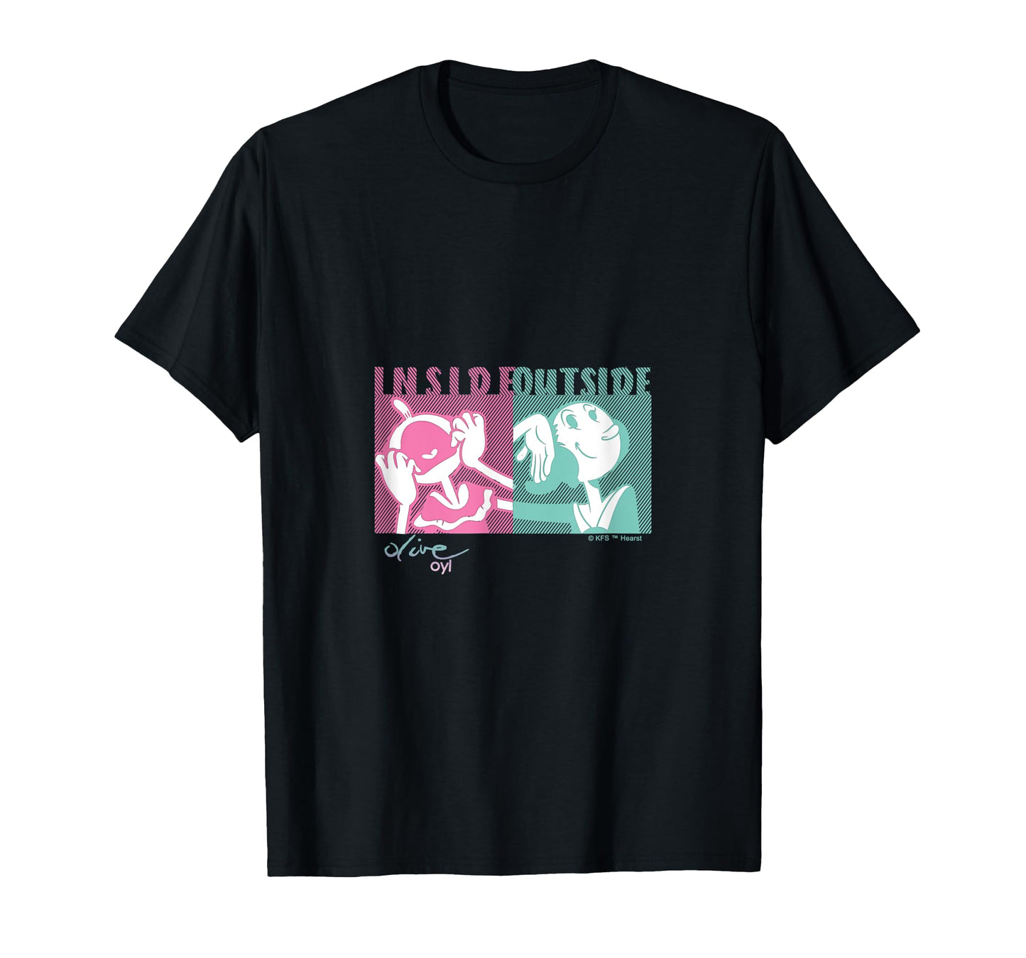 Olive Oyl's Express Yourself Collection "Outside Inside" T-Shirt