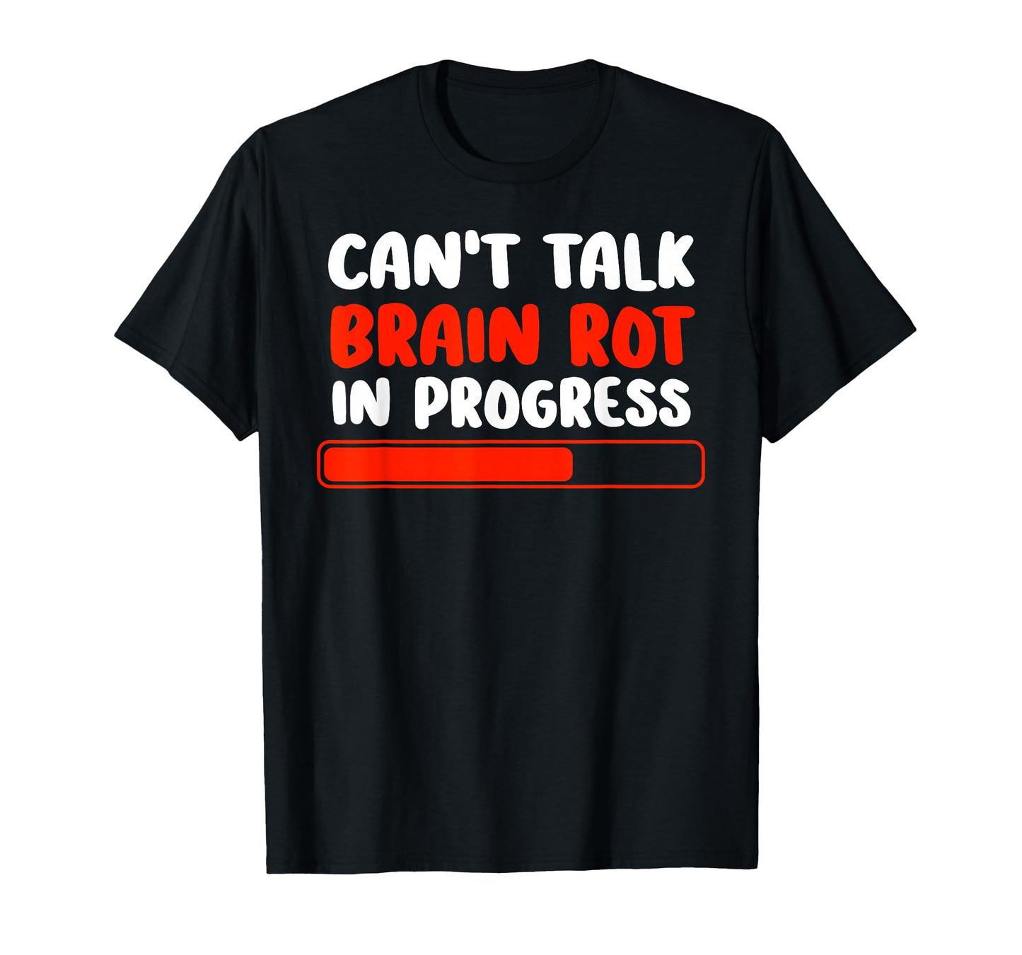 Brain Rot Shirt For Kids Brainrot Meme Funny Gamers Boys T-Shirt