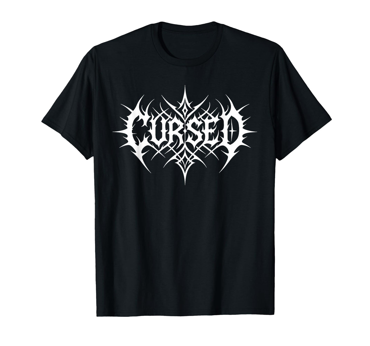Cursed. Alternative Goth, Emo, Death Metal Witchcraft Occult T-Shirt