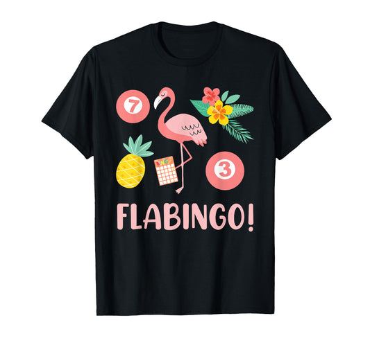 Bingo Player FLABINGO Bingo Lover Flamingo Bingo Mom T-Shirt