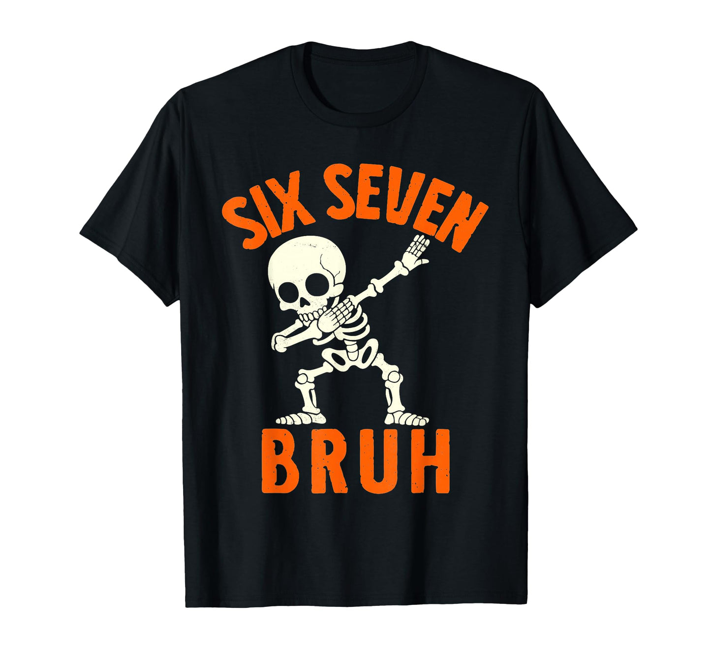 67 Meme 6 7 Halloween Dabbing Six Seven Bruh Funny Boys Kids T-Shirt