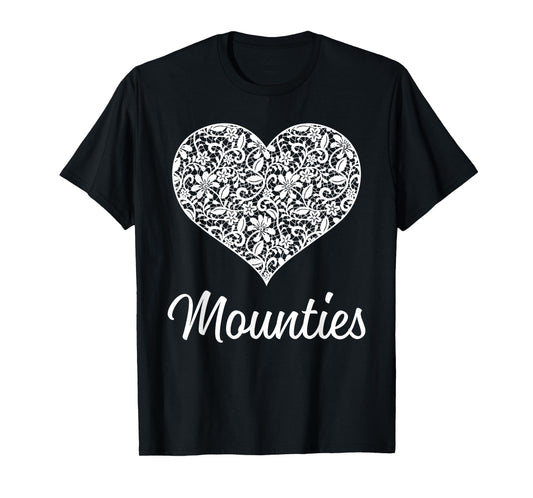 Mounties Northwest Lace Heart HS T-Shirt