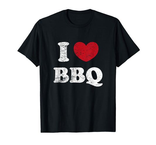Vintage I Love BBQ T-Shirt
